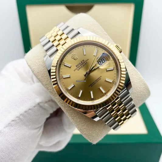 Date Just 2 Tone-Gold Watch
