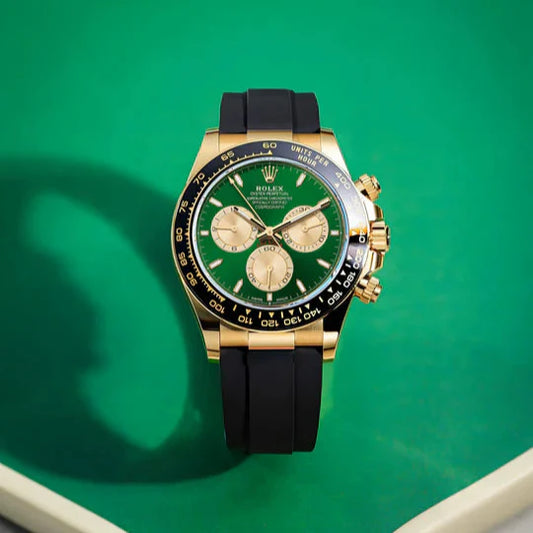 Daytona Gold/Green Belt Watch