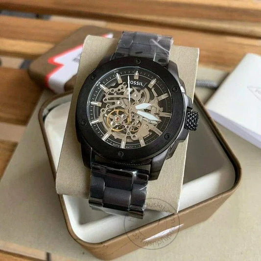 Modern Automatic Watch With Polished Finish