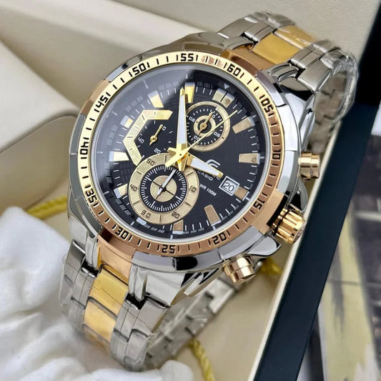 Casi_o Edifice Efr539 2-Tone Black