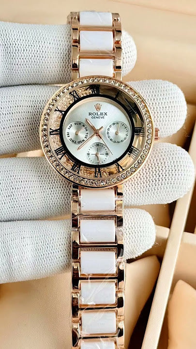 Celine White/White Chronograph Watch