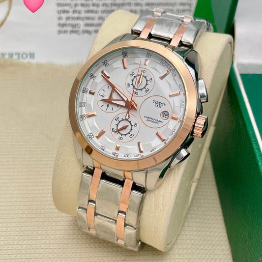 Everyday Wear Couturier Chronograph Watch With Classic Appeal