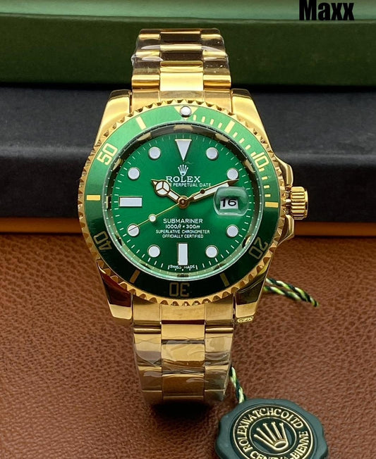 Adventure Series Submarine Gold/Green Watch
