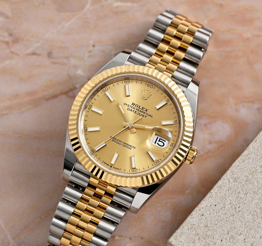 Date Just 2 Tone-Gold Watch