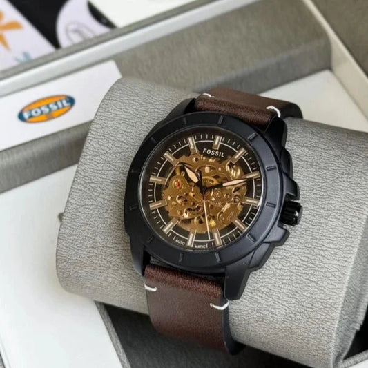 Machine Automatic Skeleton Dial Watch