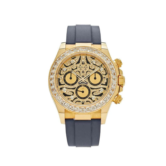 Elegant Tiger Gold Belt Watch