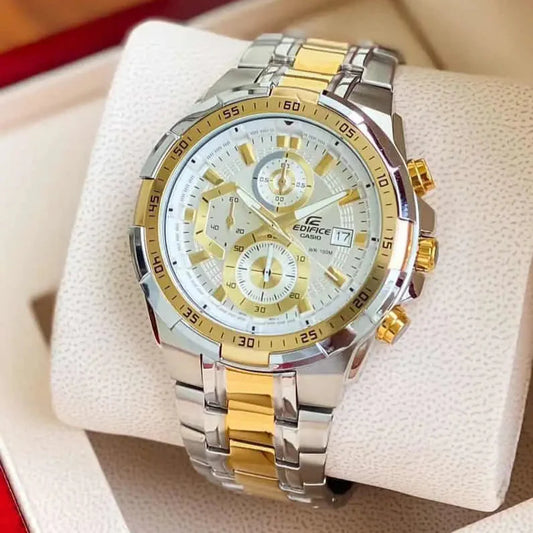 Casi_o Edifice Efr539 2-Tone white