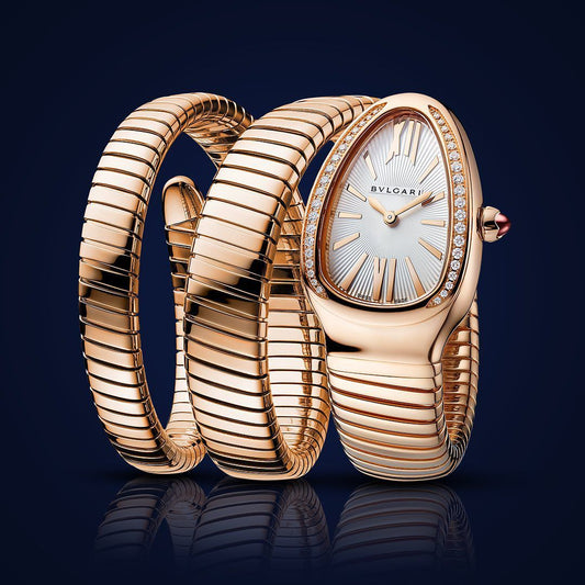 Classic Snake-Shaped Luxury Watch