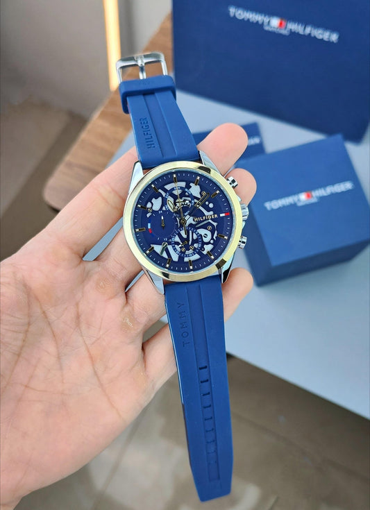 TOMM_Y HILFIGER MEN?? STYLISH BLUE WATCH