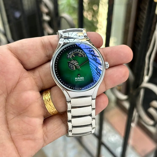 Classic True Rad_o Silver Green Watch