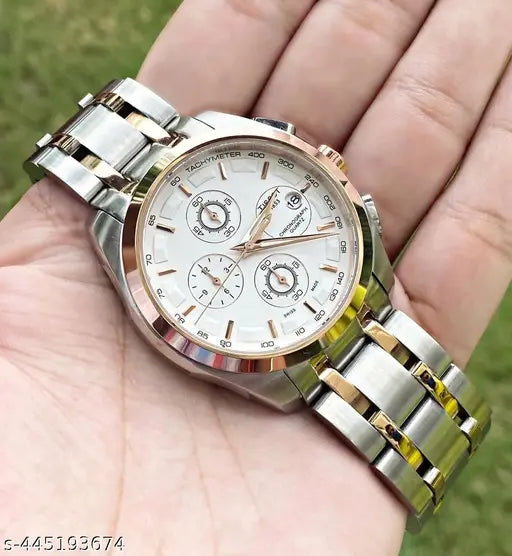 Everyday Wear Couturier Chronograph Watch With Classic Appeal