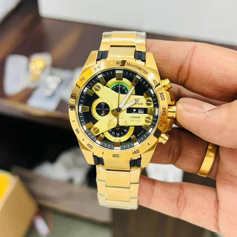 Slim Quartz Watch With Premium Detailing